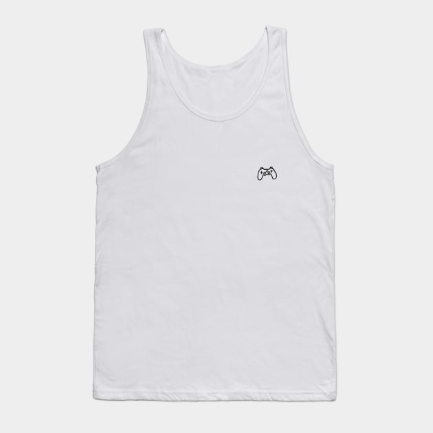 Game Controller Line Art Tank Top by VANDERVISUALS